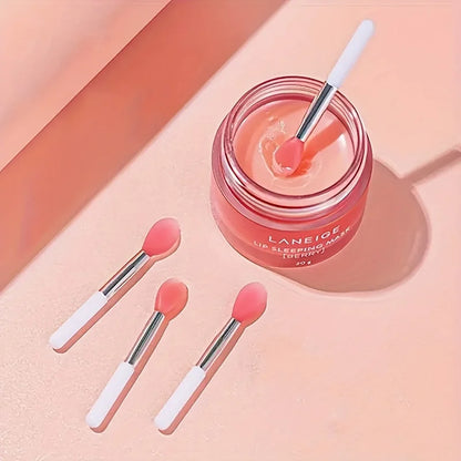 6 New Lip Mask Brush Beauty Tools, Portable Silicone Lip Brush with Lip Mask Application Cover